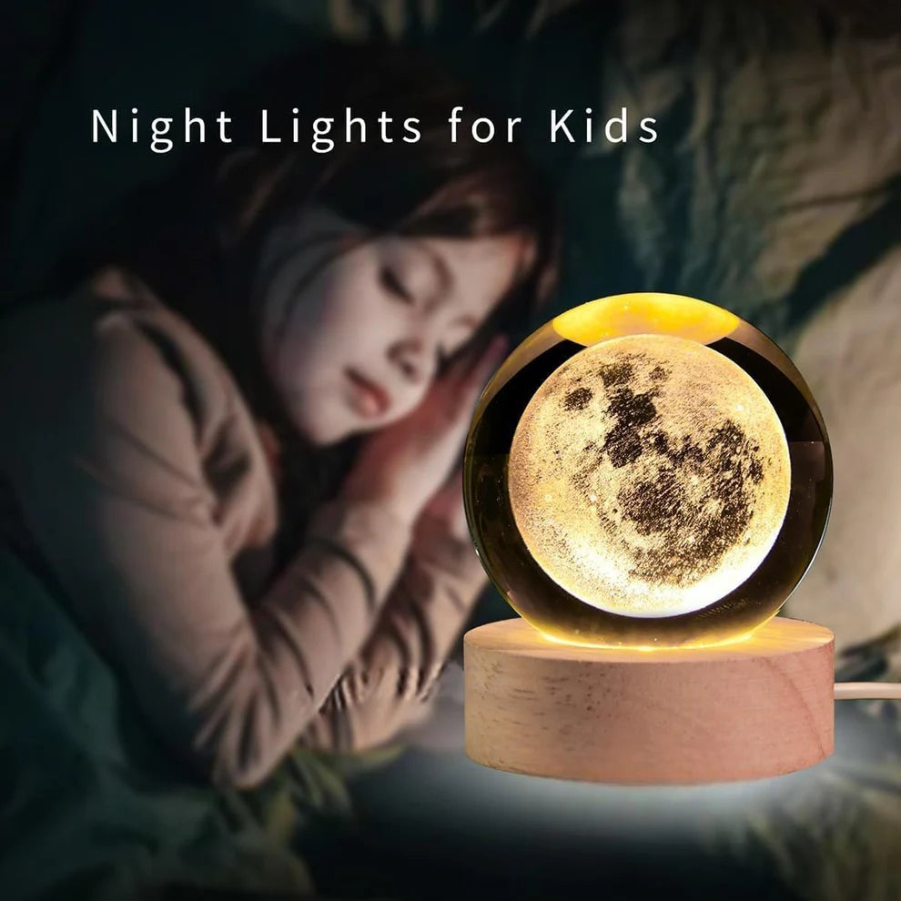 Bring the Moon Home: Crystal Moon Lamp