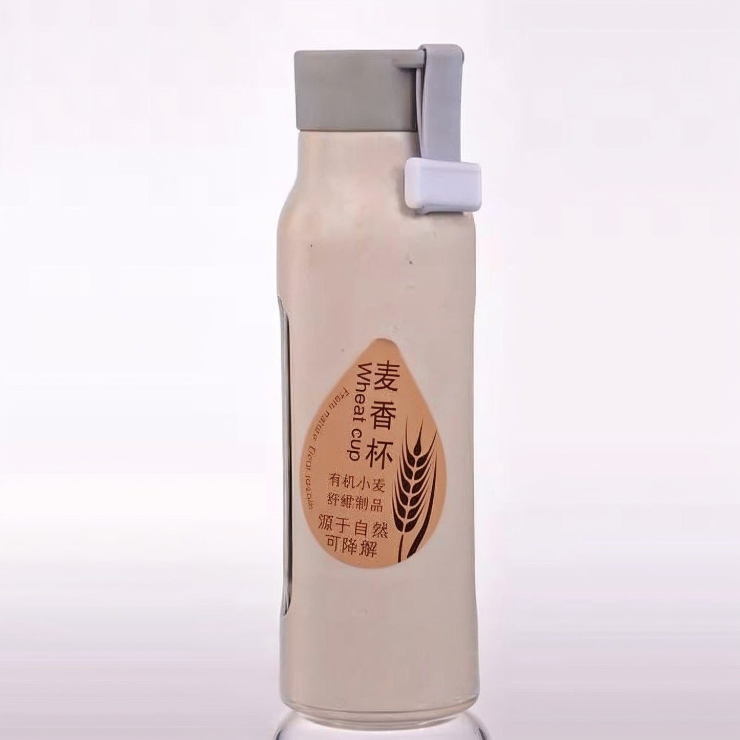 Eco-friendly Wheat Fibre Water Bootle - biodegradable, bpa-free 1 Pc